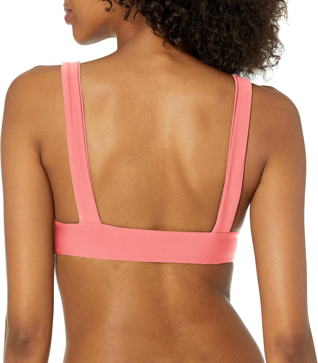 Volcom Simply Seamless Halter Bikini Top Electric Coral