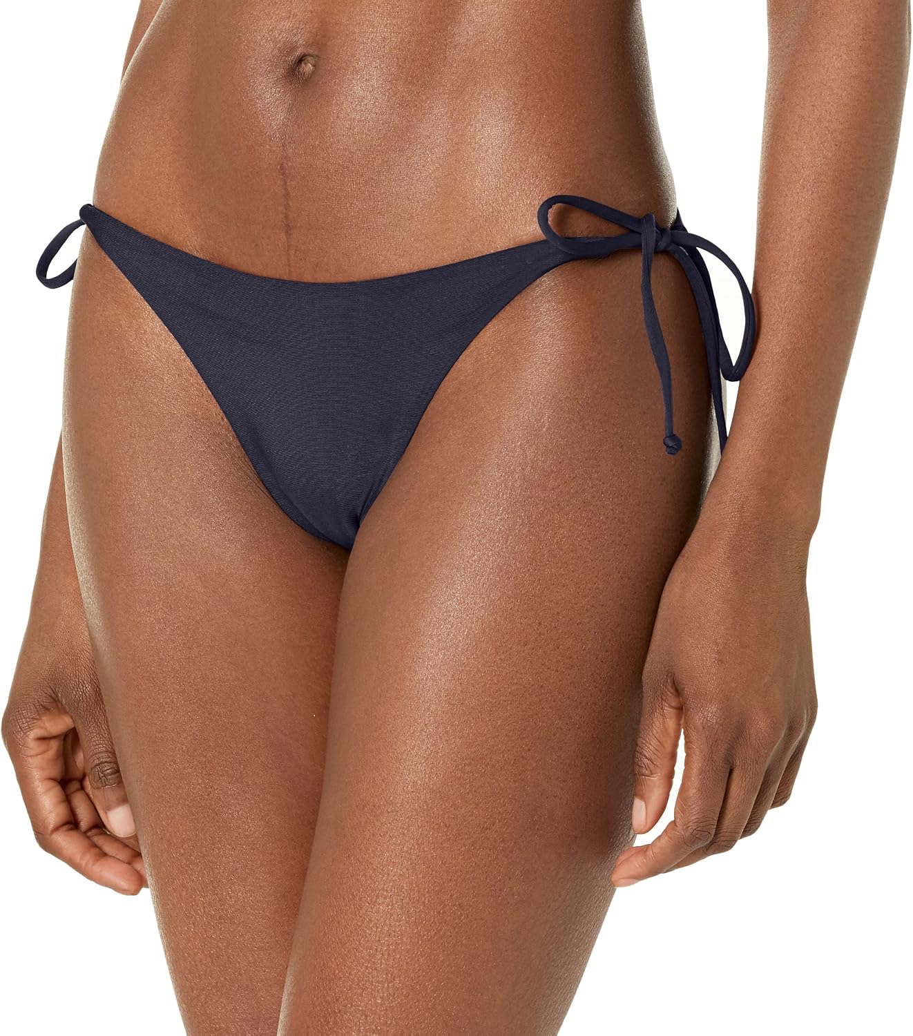 Volcom Women's Simply Seamless Skimpy Tie Side Swimsuit Bikini Bottom Midnight Blue