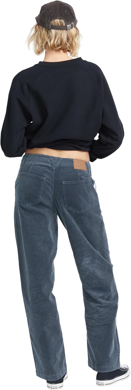 Volcom Women's 1991 Stone Low Rise Denim Jean Pant Vintage Navy