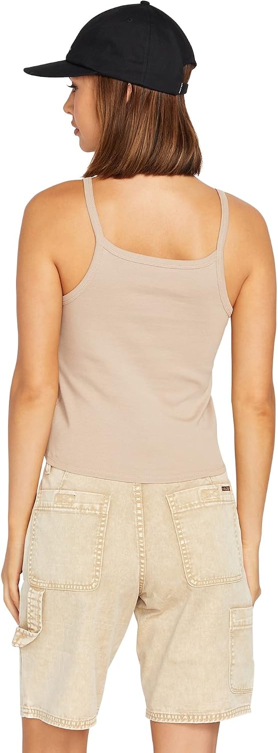 Volcom Women's 1991 Strappy Tank Top Taupe