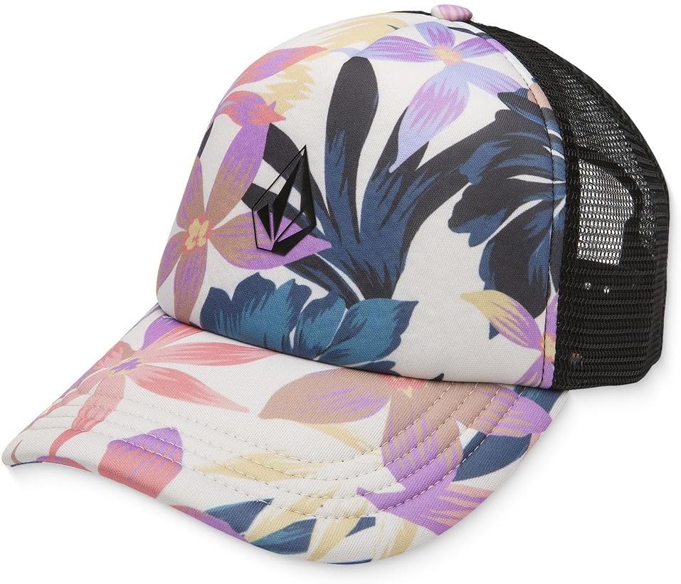 Volcom Women's Into Paradise Trucker Foam Snapback Hat Bone
