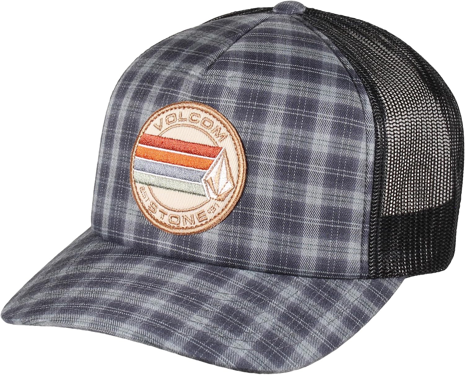Volcom Women's Into Paradise Trucker Foam Snapback Hat Denim