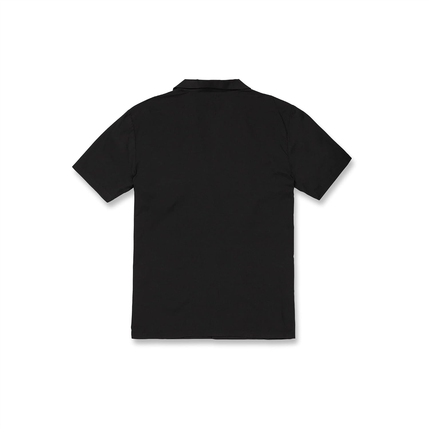 Volcom Men's Baracostone Short Sleeve Classic Fit Shirt Black