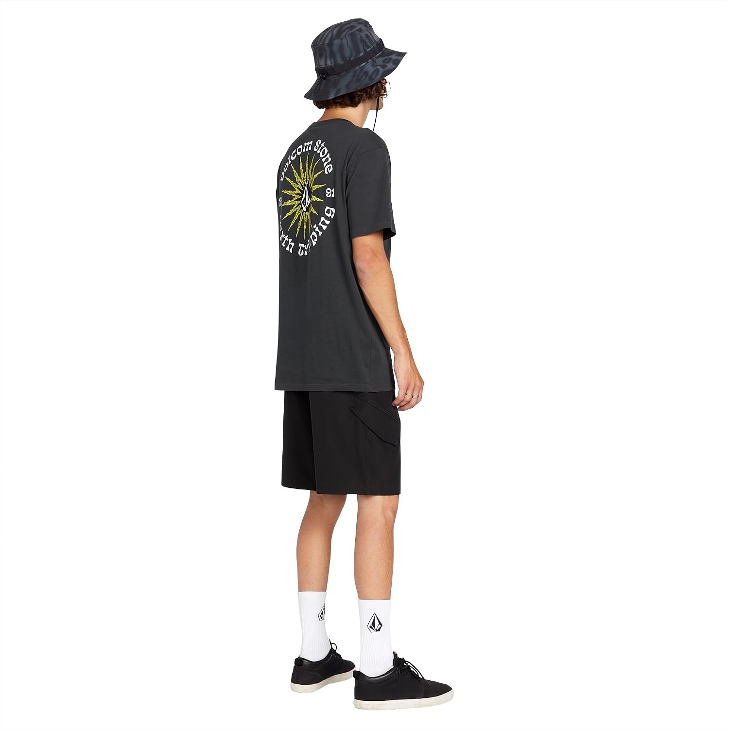 Volcom Men's Country Days 20" V.co Tech Hybrid Short Black