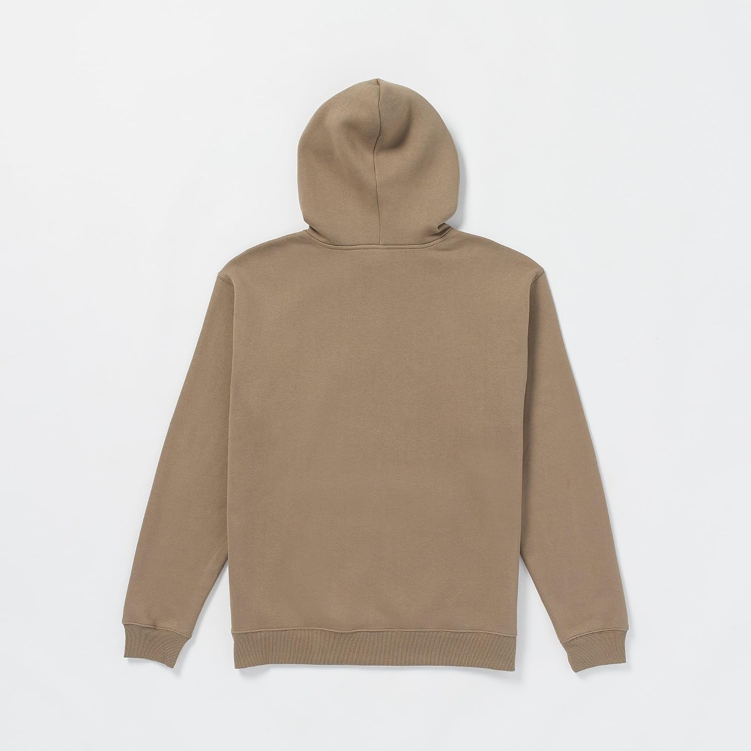 Volcom Men's Pullover Logo Fleece Hooded Sweatshirt – Soft Brushed Interior, Classic Fit, Kangaroo Pocket, Ribbed Cuffs & Hem Teak