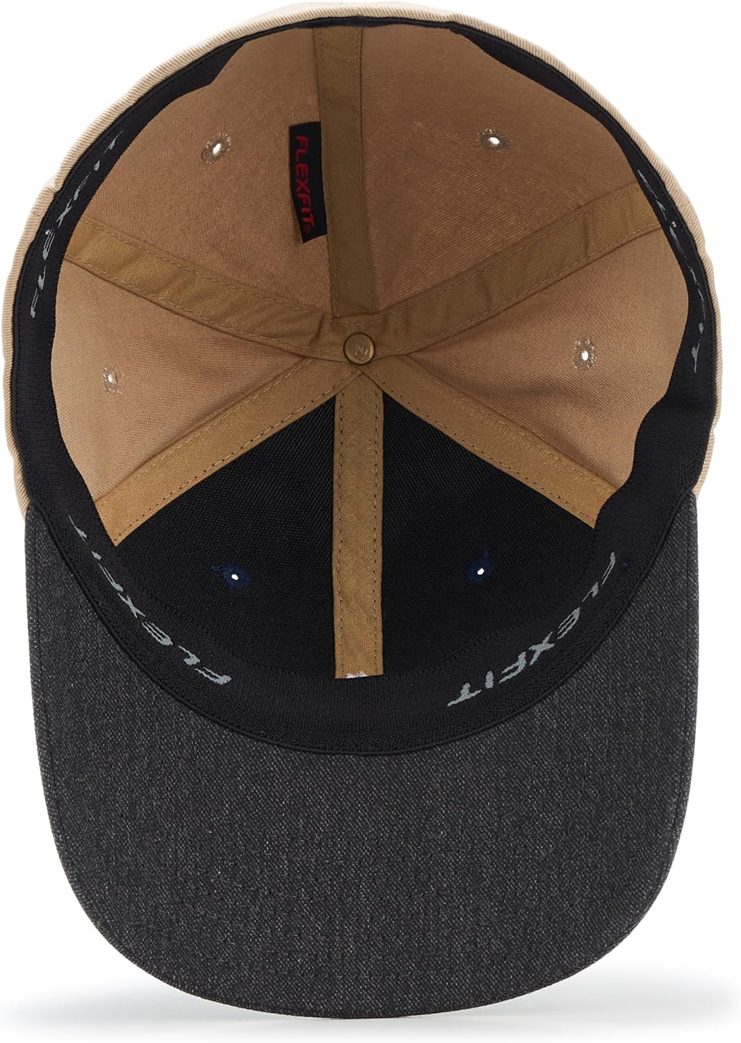 Volcom Men's Full Stone Flexfit Hat - 6-Panel Structured Stretch Twill Baseball Cap Dust Bowl Indigo