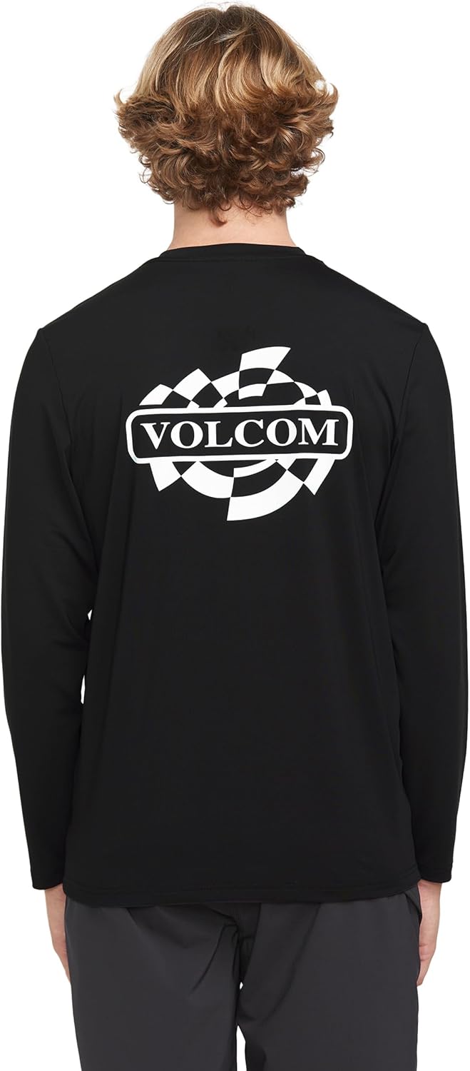 Volcom Taunt Loose Fit Long Sleeve Rashguard Black