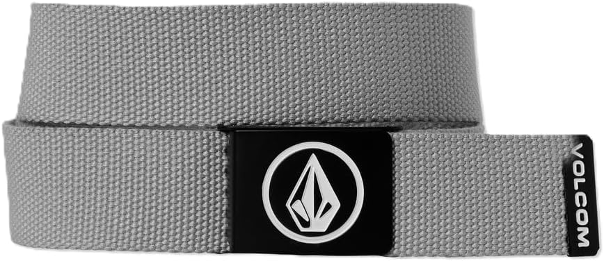 Volcom Men's Circle Web Belt Grey