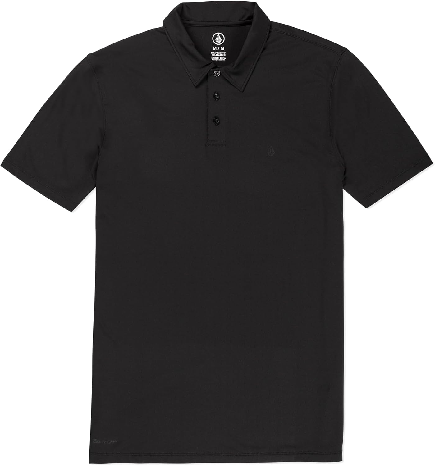 Volcom Men's Wowzer Hazard Performance Golf Polo Black