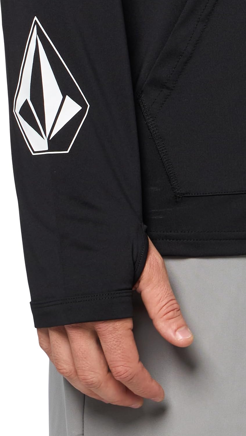 Volcom Taunt Loose Fit Long Sleeve Rashguard Onyx