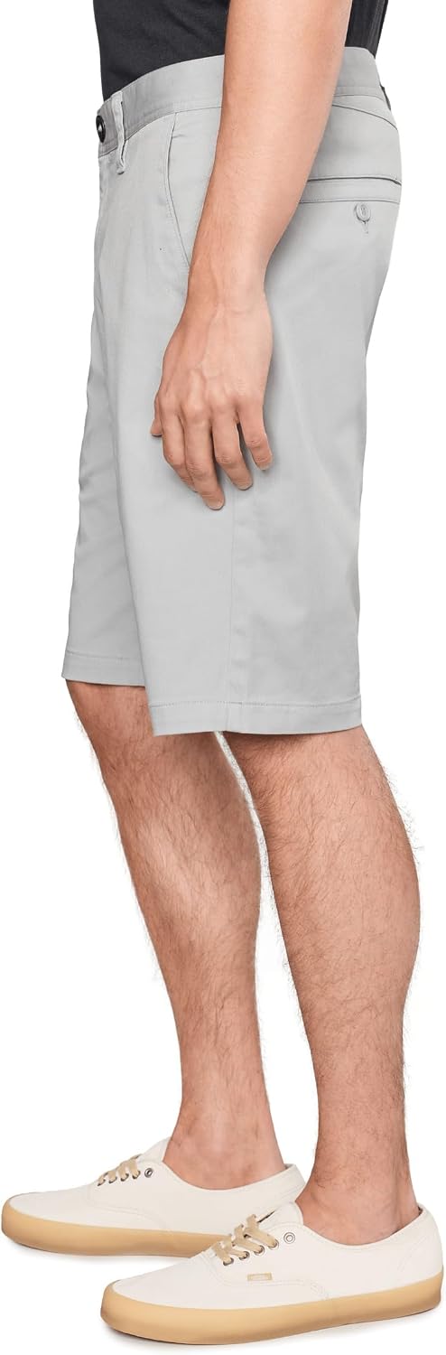 Volcom Men's Modern Fit 21" Chino Short Tower Grey