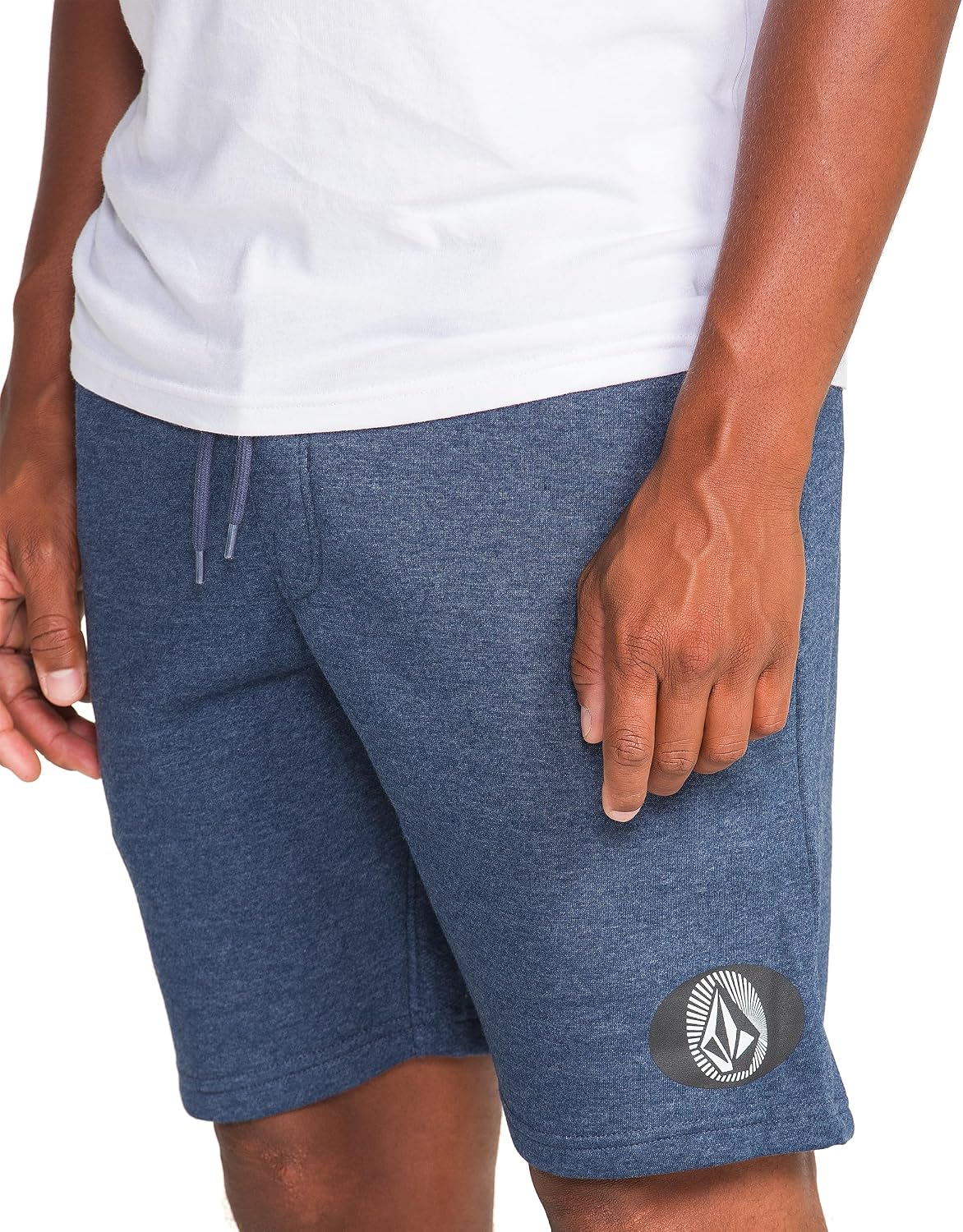 Volcom Men's Frickin Elastic Waist 19" Chino Short Navy Heather