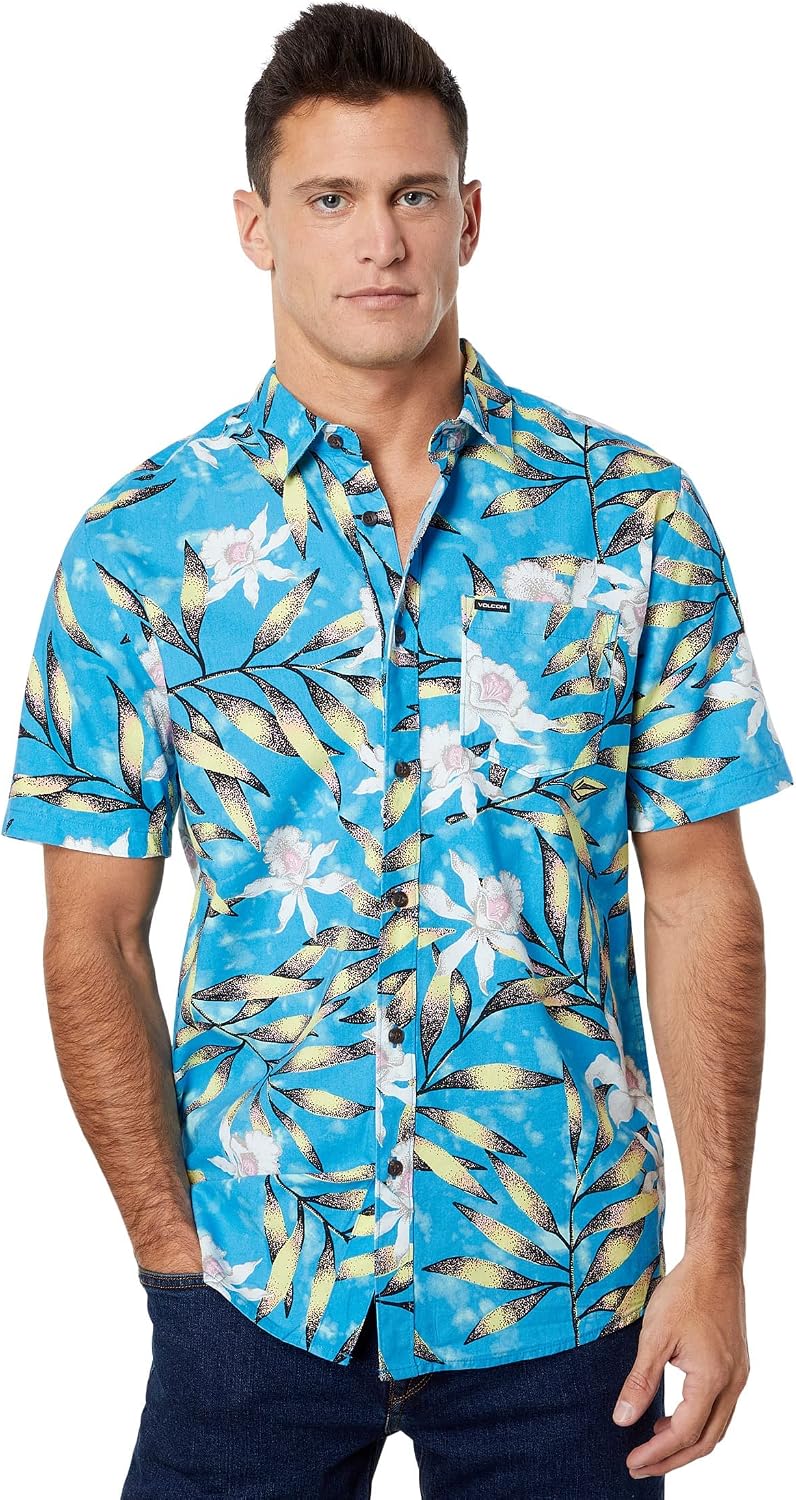 Volcom Men's Tropical Hideout Ss Maliblue