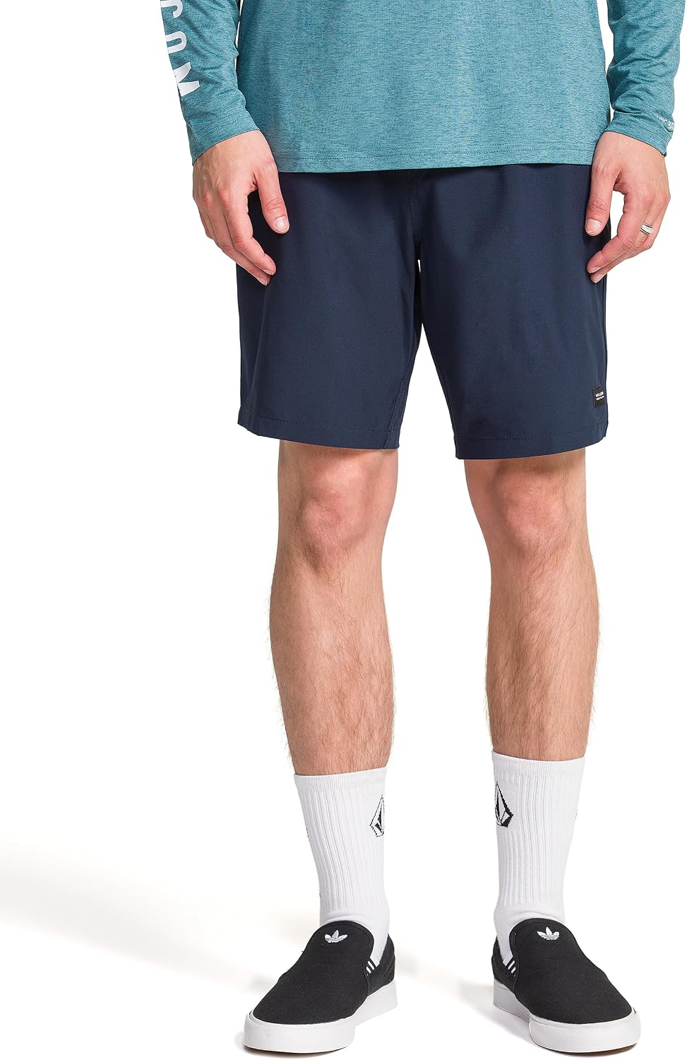Volcom Men's Steppen Ew 17" Elastic Waist Short Navy