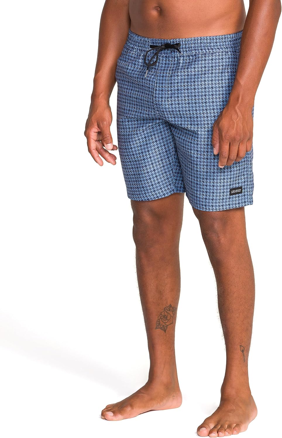 Volcom Men's Steppen Ew 17" Elastic Waist Short Dark Slate Preston