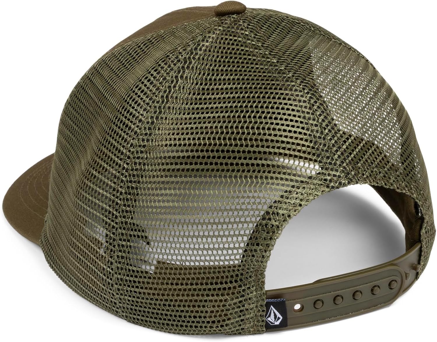 Volcom Men's Cheese Trucker Hat – 6-Panel Mesh Back Snapback Cap Wintermoss