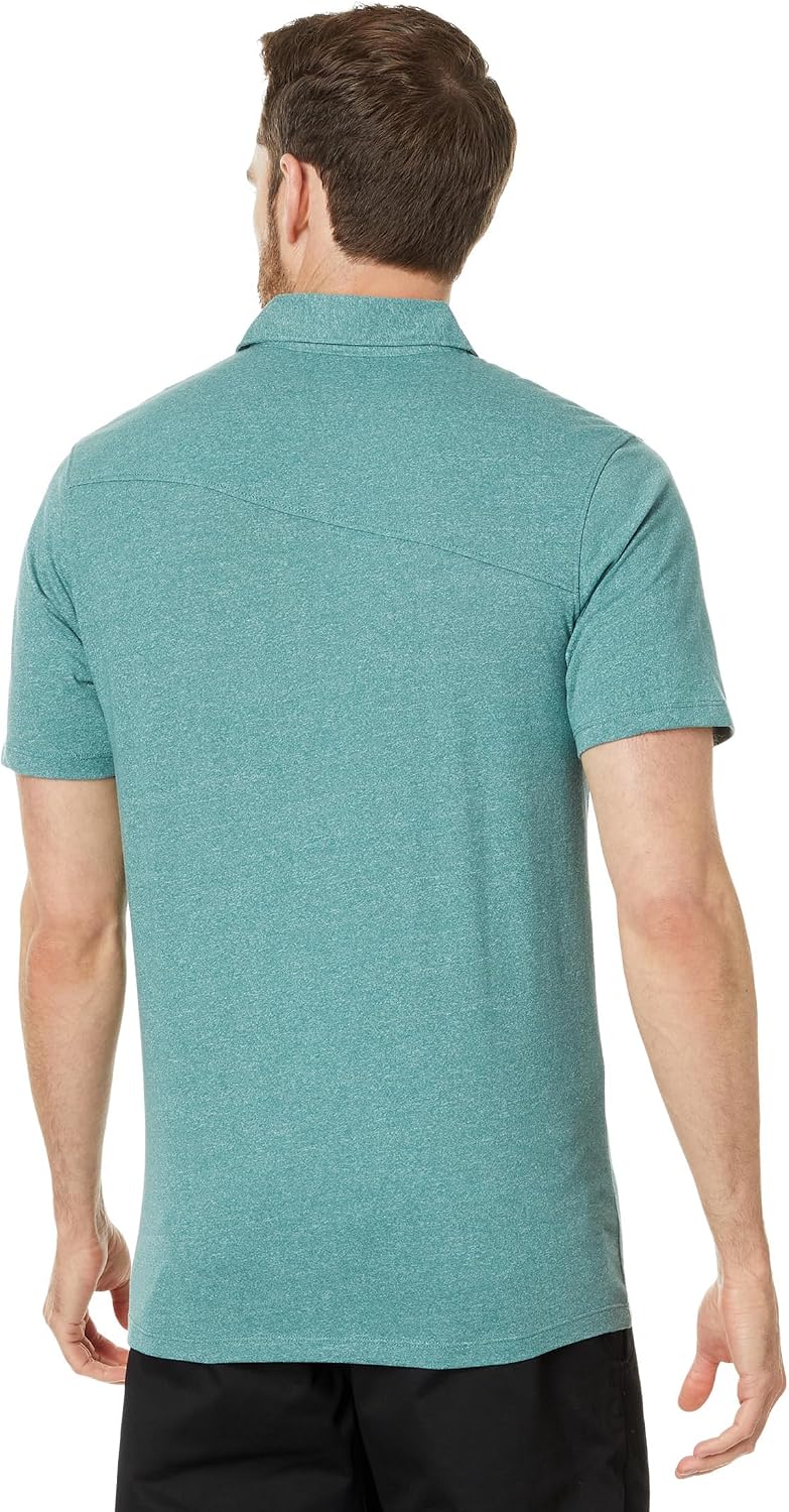 Volcom Men's Wowzer Modern Fit Short Sleeve Polo Shirt Sea Green