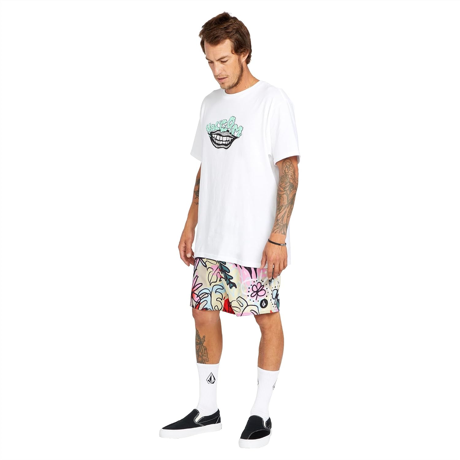 Volcom Men's Sanctorium Trunk 17 Fog