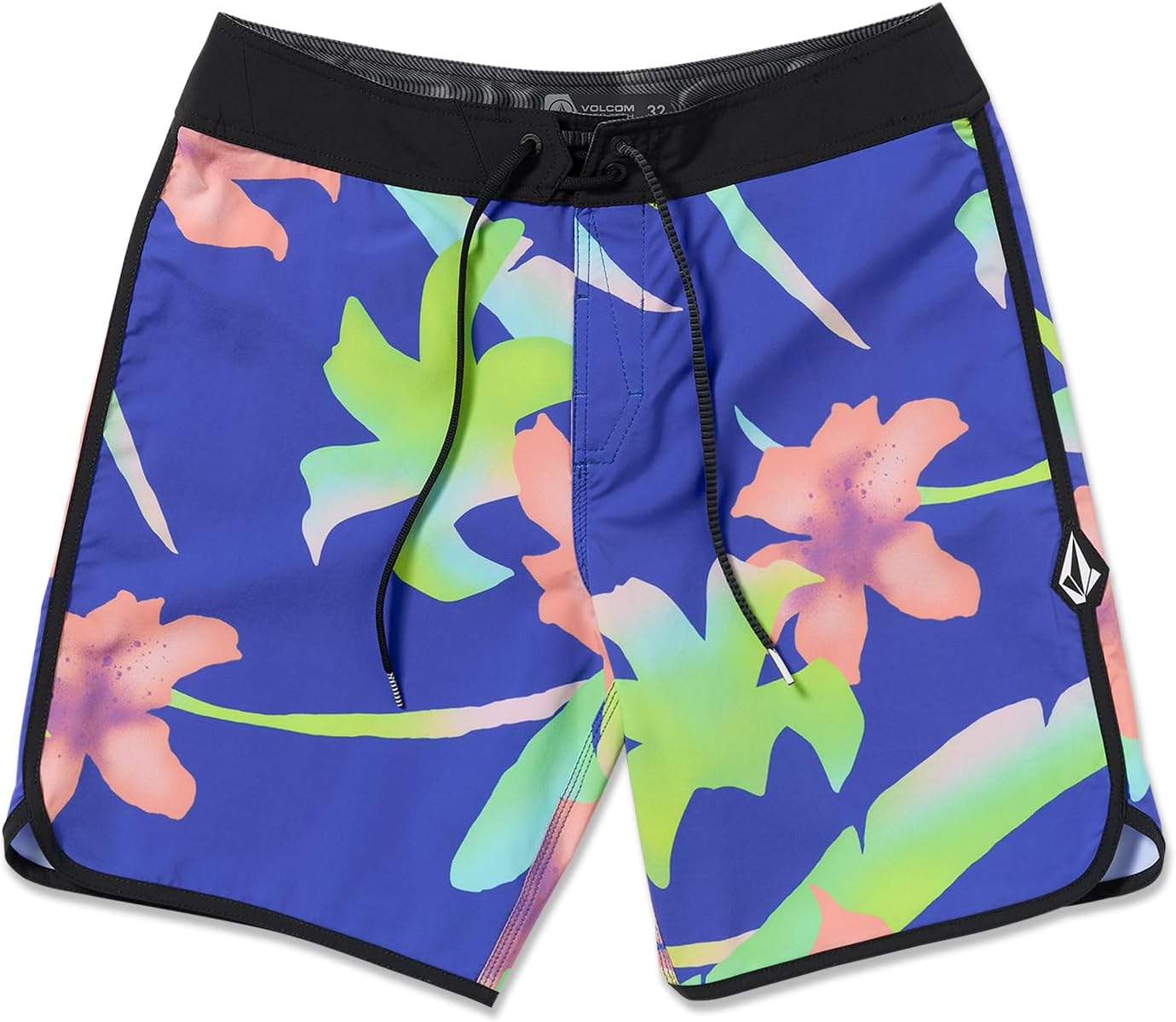 Volcom Men's 19" Mod-Tech Board Shorts- Performance UPF 50+ Sun Protection Quick-Dry Swim Bottoms Azure