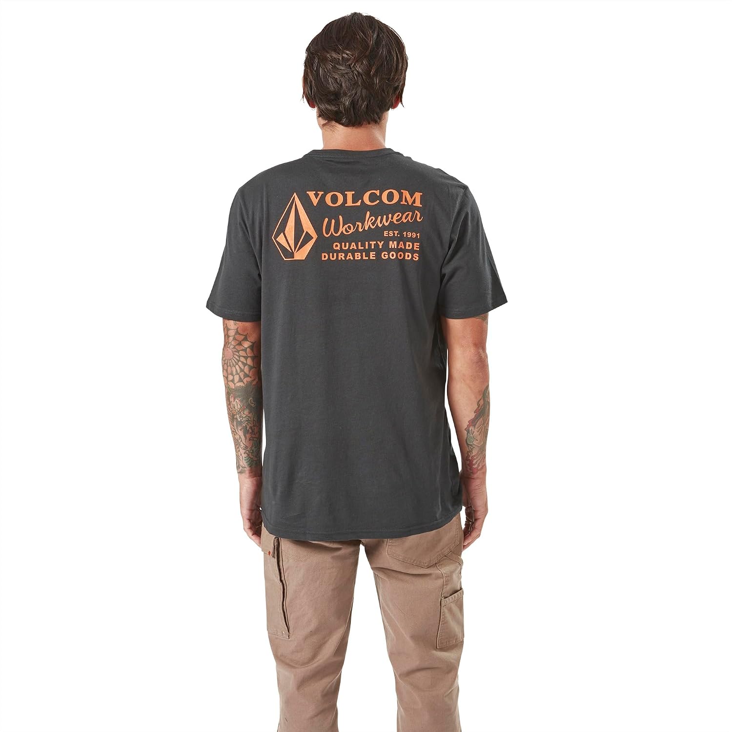Volcom Men's Pour Choices Short Sleeve Workwear Tee initial