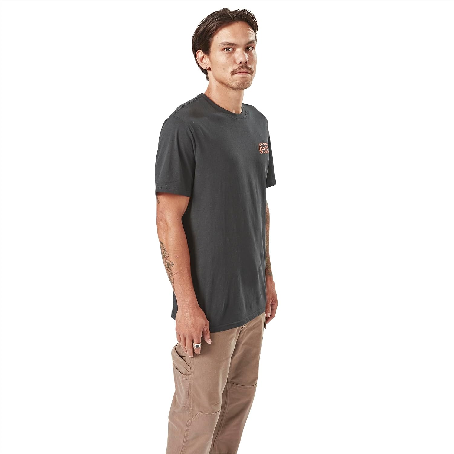 Volcom Men's Pour Choices Short Sleeve Workwear Tee initial