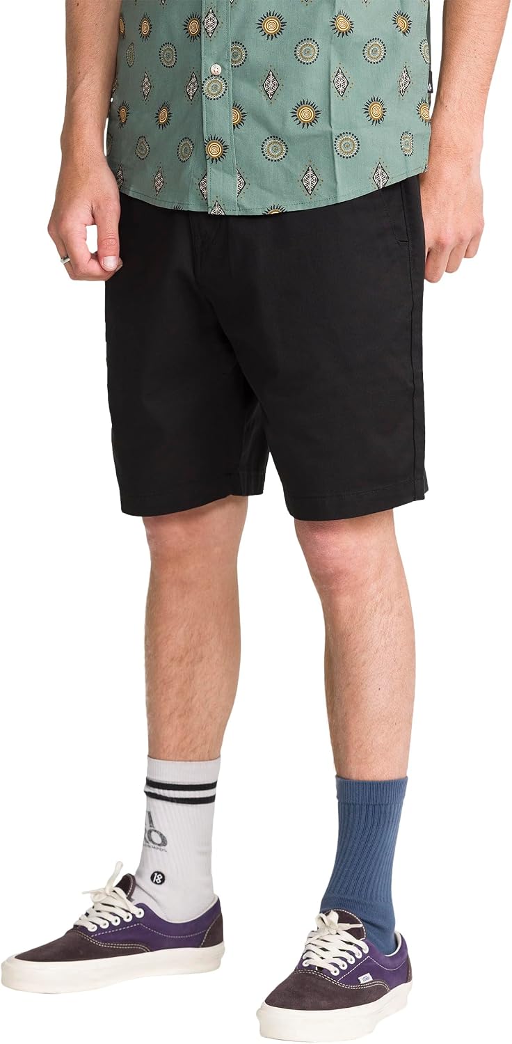 Volcom Men's Frickin Drifter 20" Chino Walk Short Black