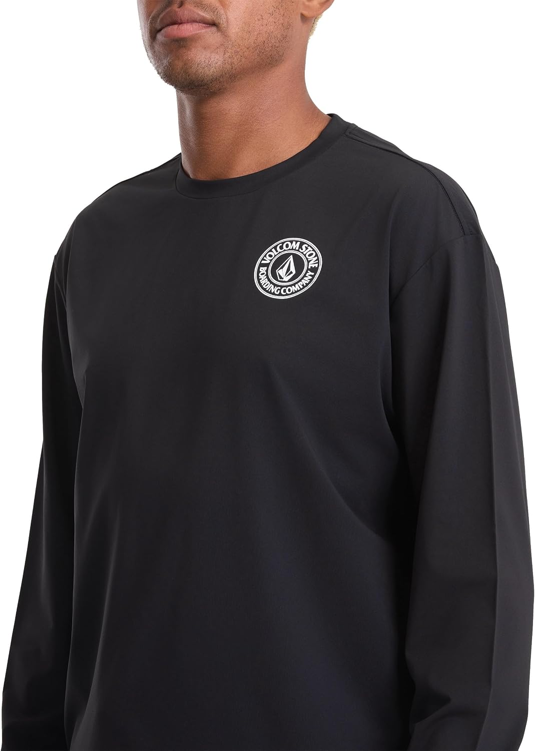 Volcom Taunt Loose Fit Long Sleeve Rashguard Onyx-black