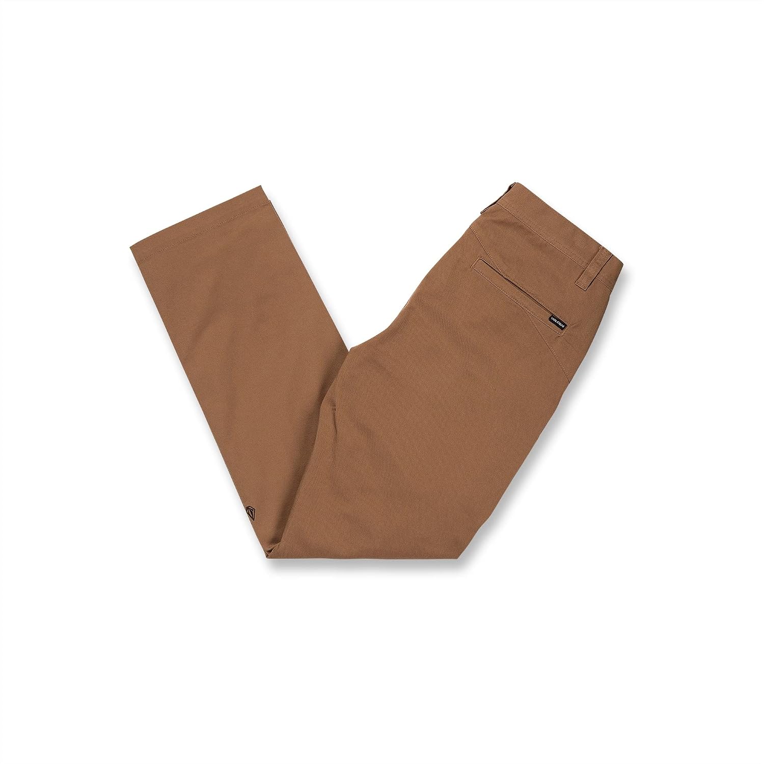 Volcom Mens Frickin Modern Stretch Chino Pant – Everyday Wear Slim Fit Stretch Twill Pants Tobacco