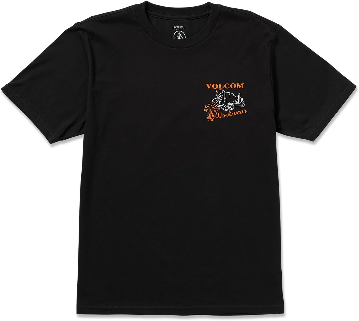 Volcom Men's Pour Choices Short Sleeve Workwear Tee Black Pour