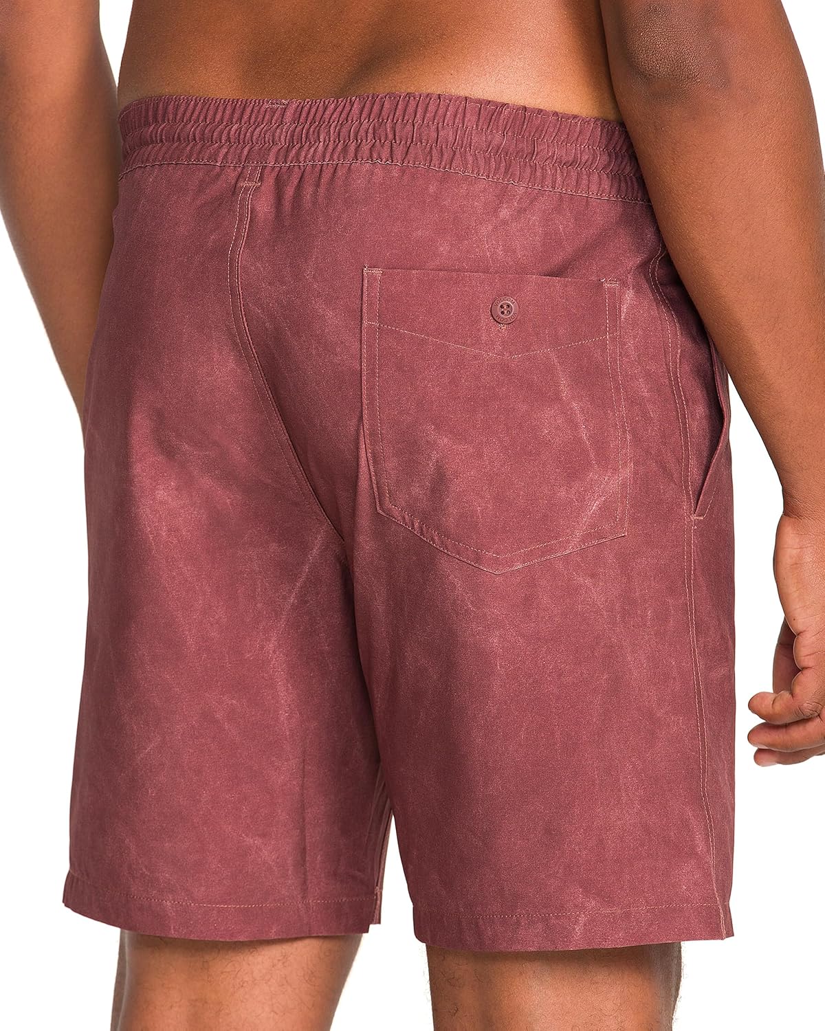 Volcom Men's Steppen Ew 17" Elastic Waist Short Cinnamon Tie