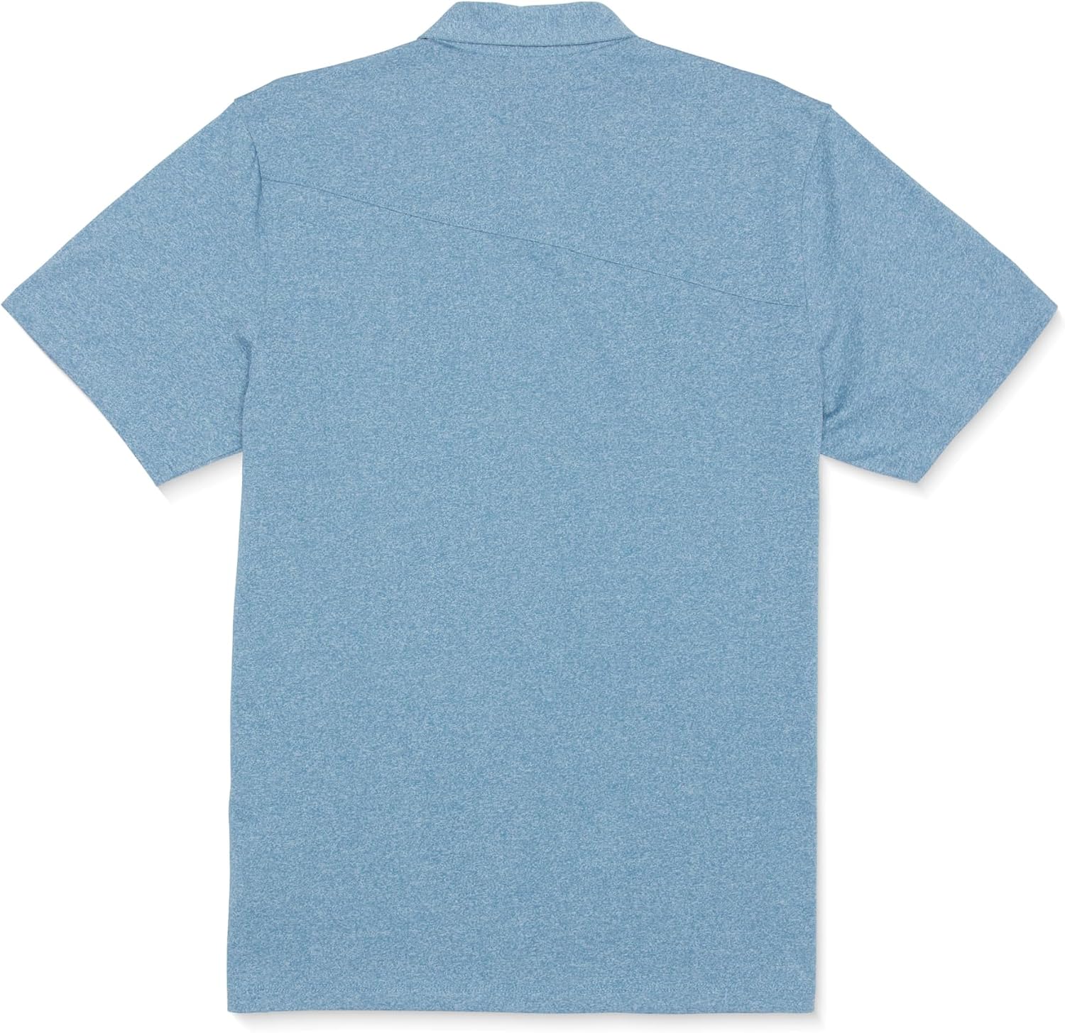Volcom Men's Wowzer Modern Fit Short Sleeve Polo Shirt Blue Rinse