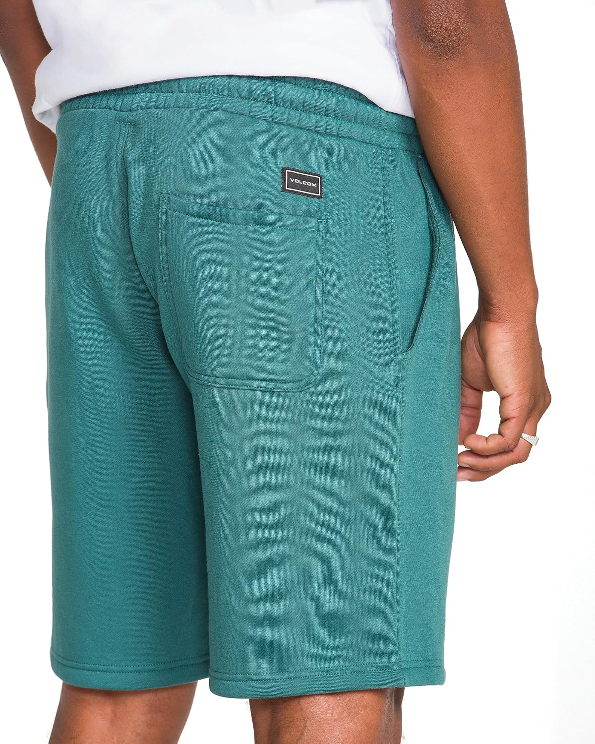 Volcom Men's Frickin Elastic Waist 19" Chino Short Ranger Green