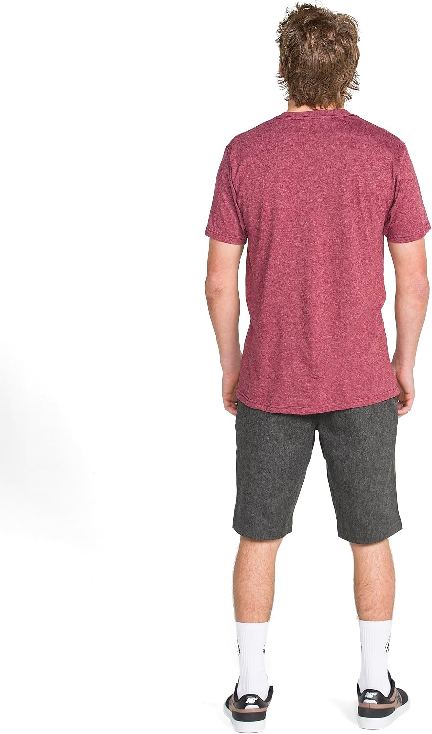 Volcom Men's Vmonty Stretch 22 Chino Shorts – Casual Everyday Wear, Relaxed Fit Charcoal Heather