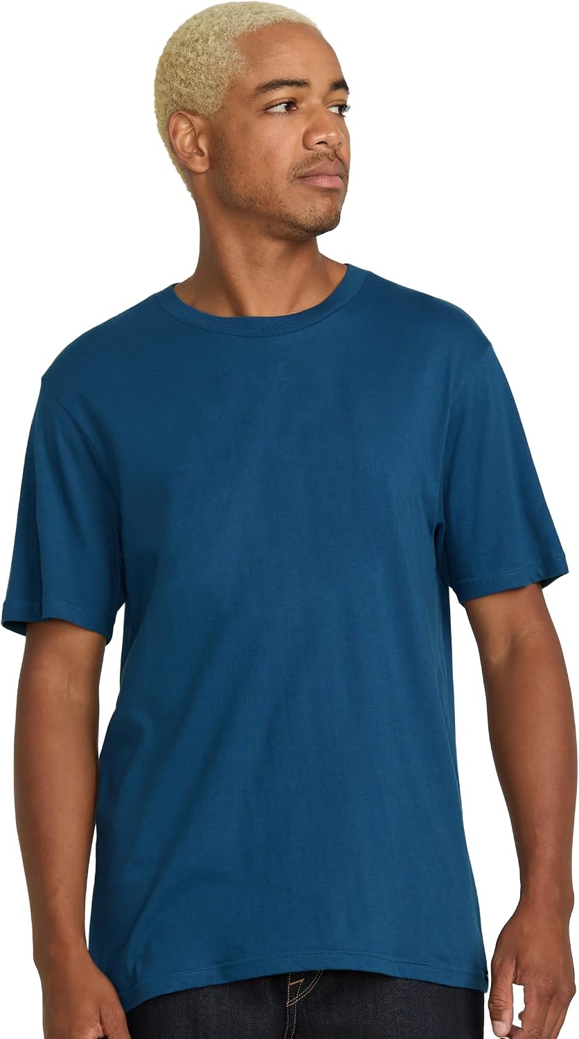 Volcom Men's Solid Short Sleeve Tee Deep Blue