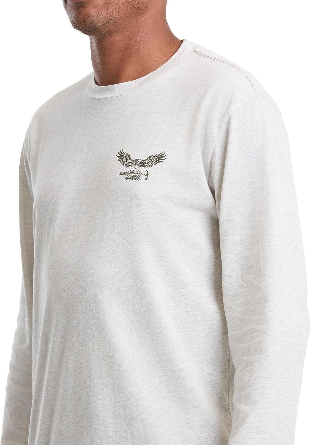 Volcom Men's Long Sleeve Workwear T-Shirt Stone Heather