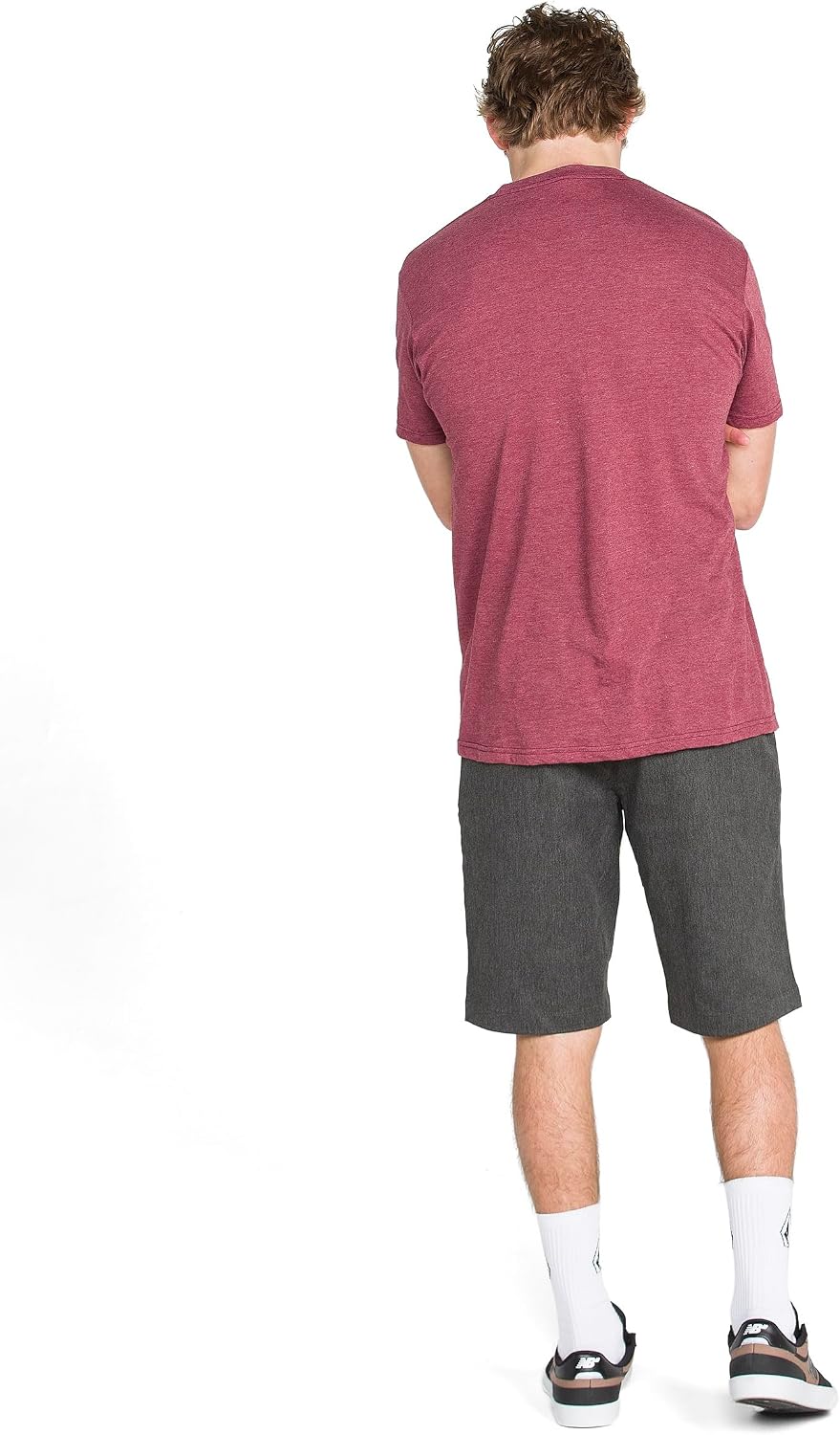 Volcom Men's Vmonty Chino Shorts – 22 Outseam, Relaxed Fit, Durable Cotton Fabric Charcoal Heather