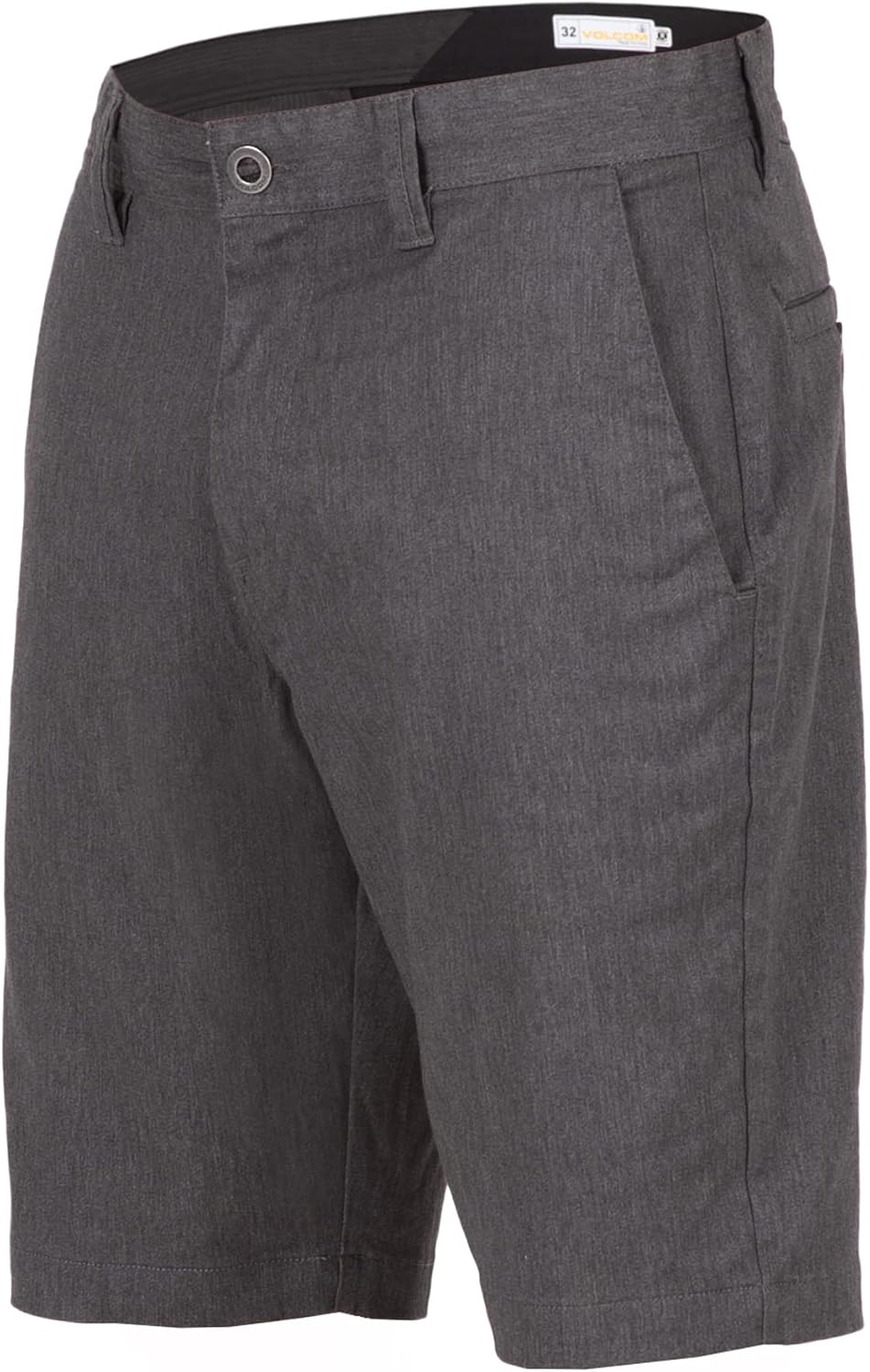 Volcom Men's Modern Fit 21" Chino Short Charcoal Heather