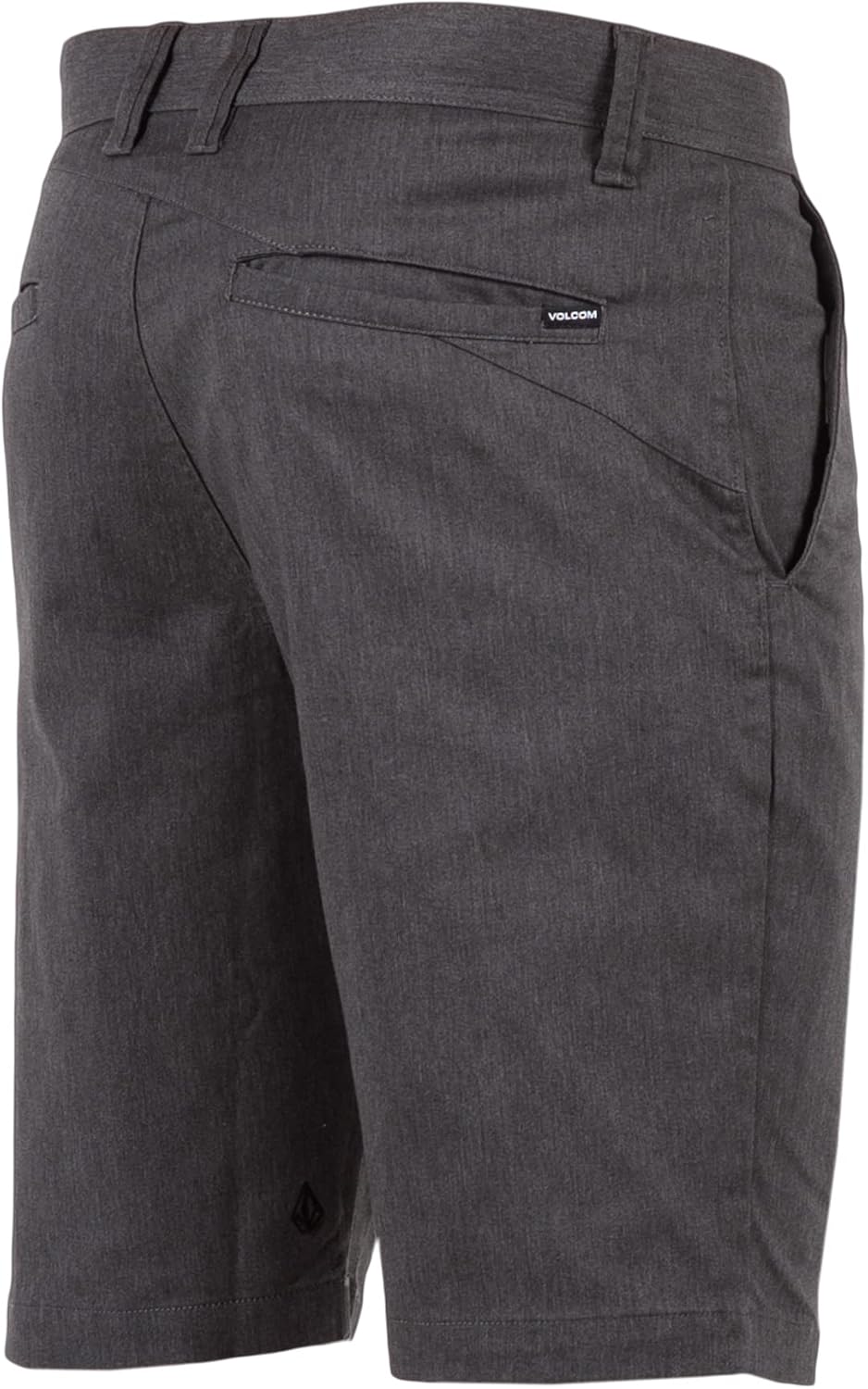 Volcom Men's Modern Fit 21" Chino Short Charcoal Heather