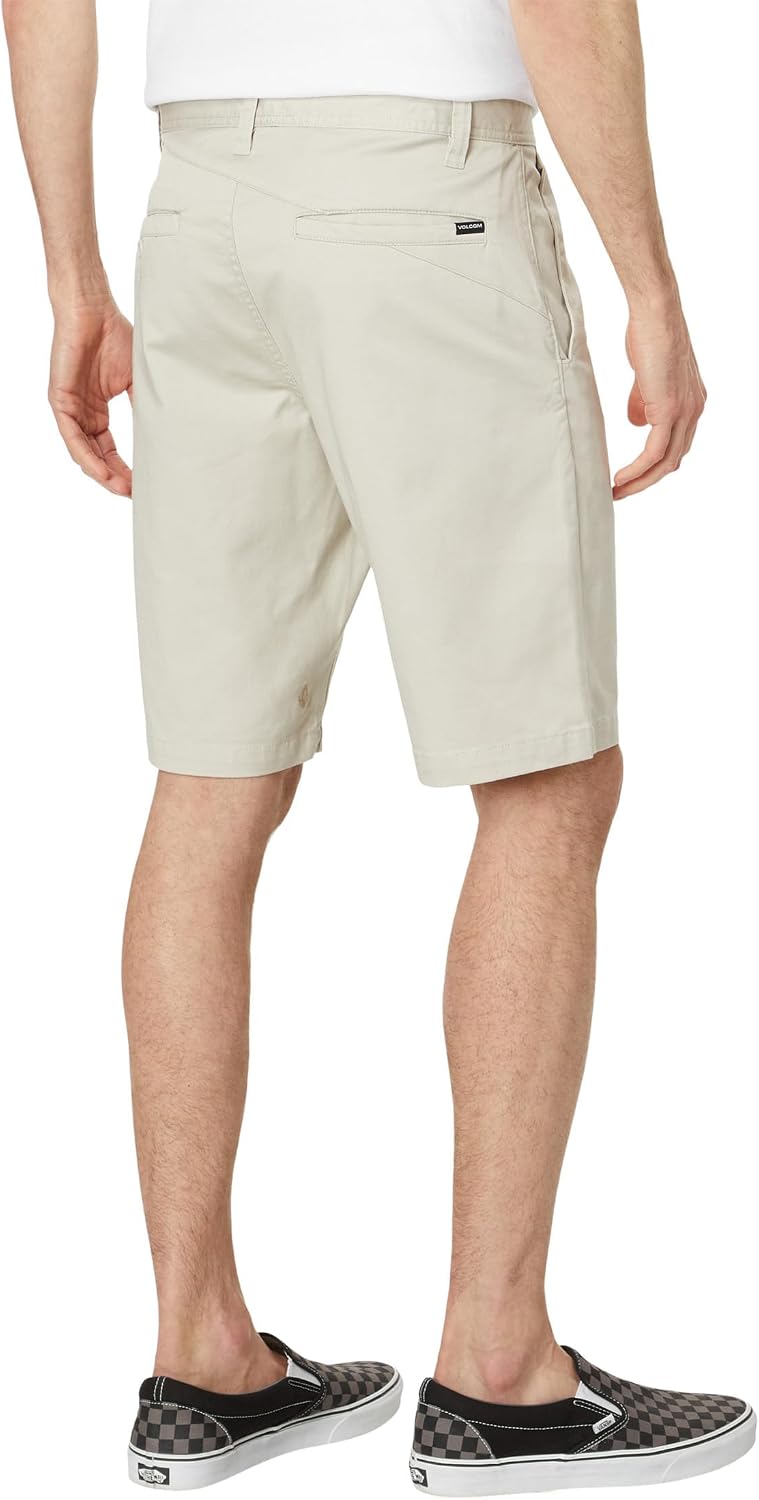 Volcom Men's Modern Fit 21" Chino Short Stone