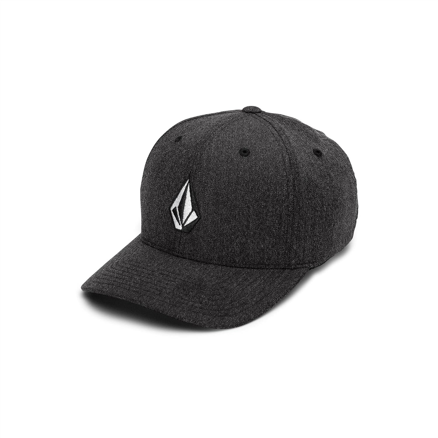 Volcom Men's Full Stone Heather Xfit Hat Charcoal Heather 1