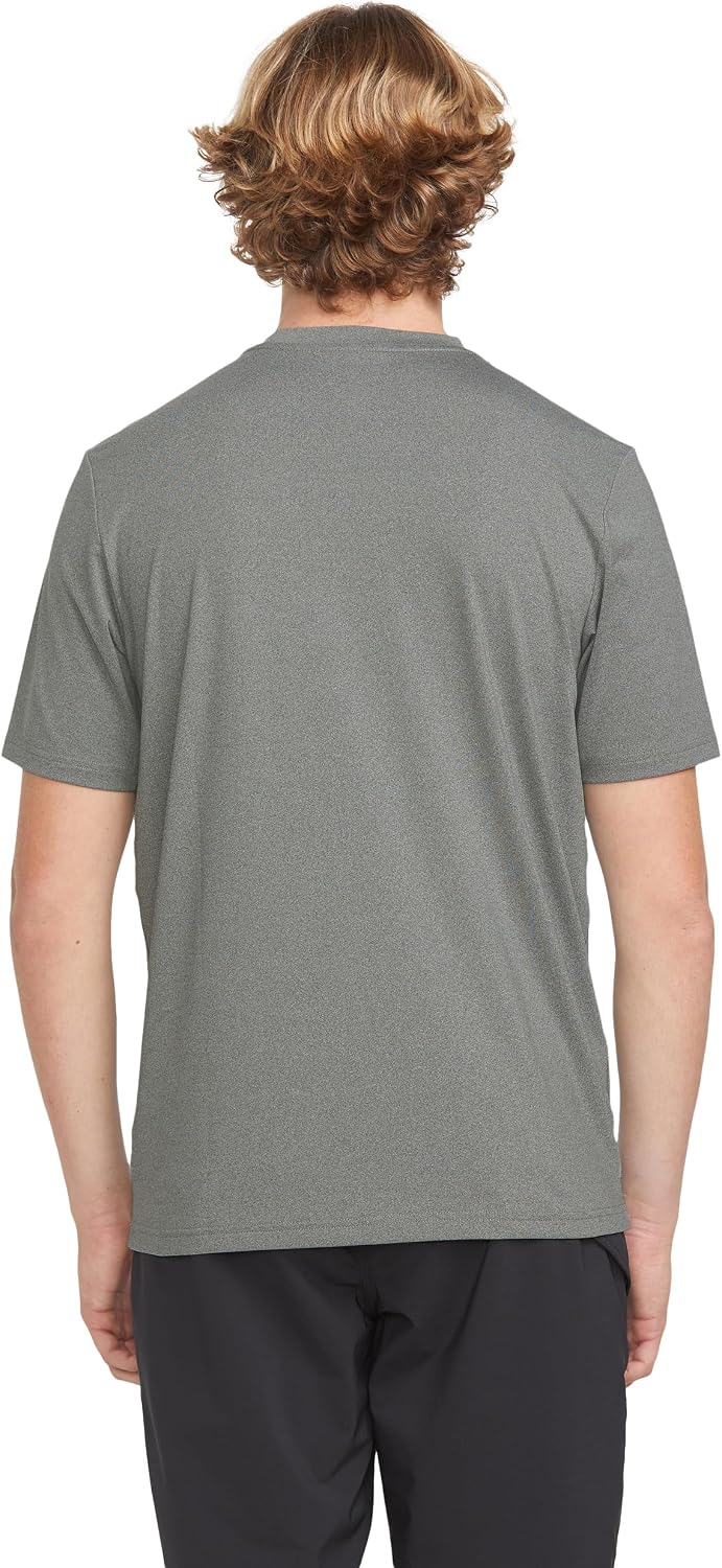 Volcom Deadly Stones Short Sleeve Rashguard Heather Grey Modstone