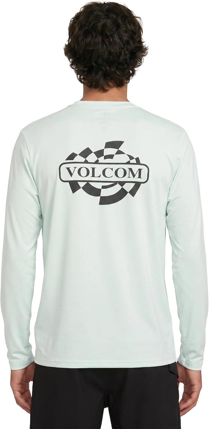 Volcom Taunt Loose Fit Long Sleeve Rashguard Cloud Blue