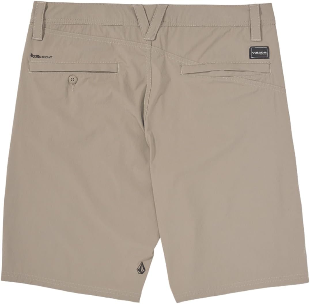 Volcom Men's Regular Frickin Cross Shred 20" Hybrid Water Repellent Short Brindle