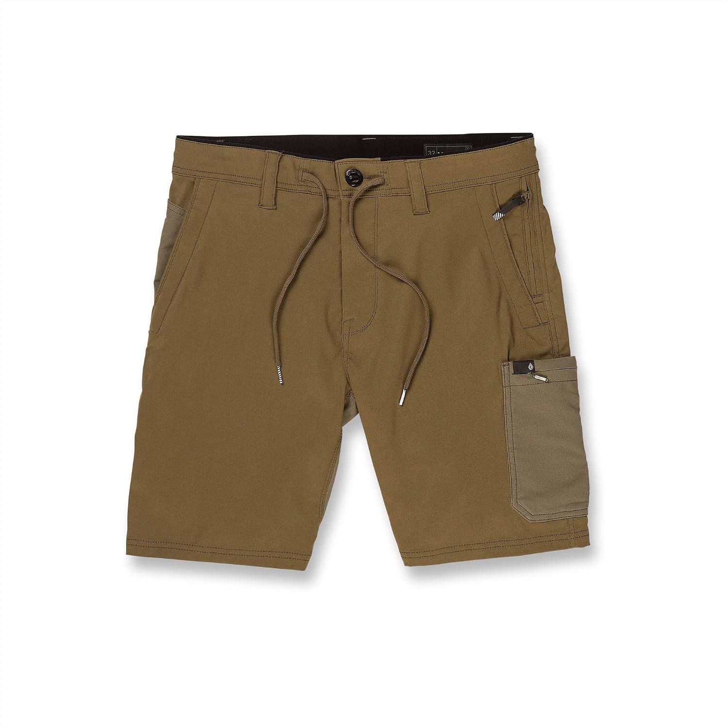 Volcom Men's Country Days 20" V.co Tech Hybrid Short Service Green
