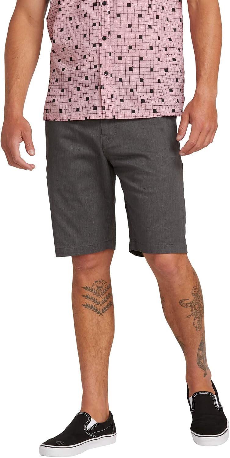 Volcom Men's Modern Fit 21" Chino Short Storm Blue