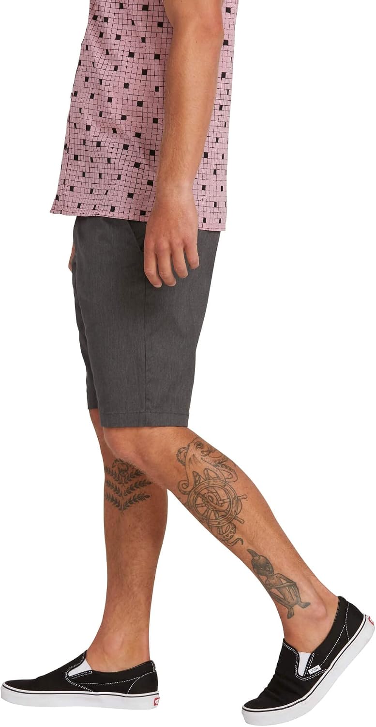 Volcom Men's Modern Fit 21" Chino Short Storm Blue
