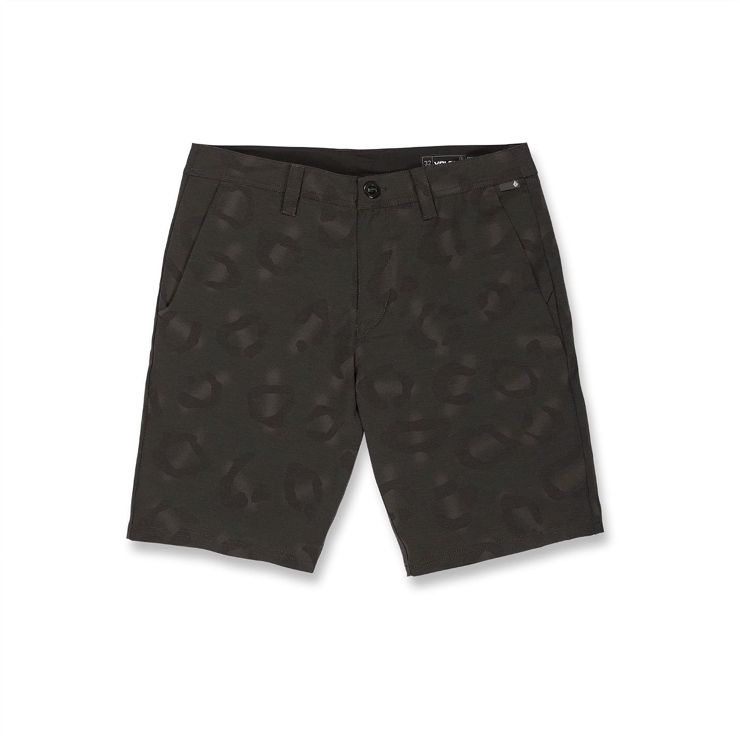 Volcom Men's Regular Frickin Cross Shred 20" Hybrid Water Repellent Short Rinsed Black