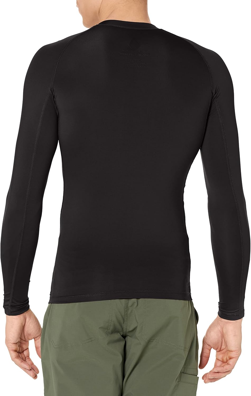 Volcom Men's Compression Fit Long Sleeve Rashguard – UPF 50+ Sun Protection, Quick-Dry Performance Shirt