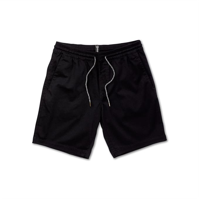 Volcom Men's Frickin Elastic Waist 19" Chino Short Black