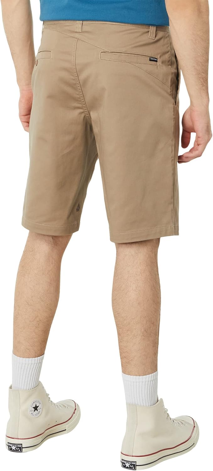 Volcom Men's Modern Fit 21" Chino Short Khaki